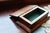 Wood Antique Wooden Keepsake Trinket Box Engraved Zodiac Tarot Card Holder For Sale - Image 7 of 9