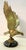 Vintage Cast Brass Eagle With Spanned Wings in Flight – Round Marble Base For Sale - Image 14 of 16