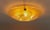 Metal Hollywood Regency Bubble Glass Ceiling Lamp from Hillebrand, Germany, 1960s For Sale - Image 7 of 13