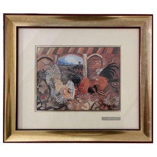 Antonio Ligabue, Lotta di Galli, 1979, Pigment Print For Sale