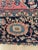 Majestic Navy & Pink Antique Persian Ferehan Sarouk - 9′10″ × 12′11″ For Sale - Image 9 of 13