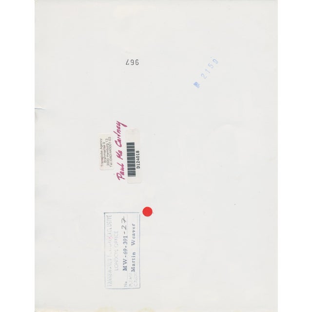 Henry Grossman, Paul McCartney in Studio, Black and White Photoograph, 1970 For Sale - Image 3 of 4