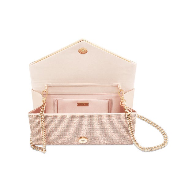 Rafe Candy Envelope Clutch in Champagne For Sale In New York - Image 6 of 8