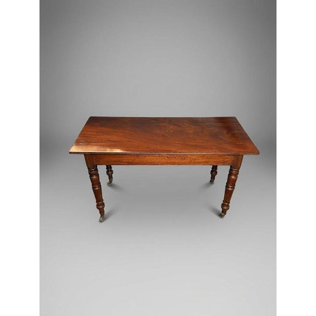 19th-Century Mahogany Side Table For Sale - Image 3 of 7
