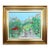Mid-Century Modern 'Valley Walk' Expressive Landscape Oil Painting by Swedish Artist Uno Vallman (1913-2004), Framed For Sale