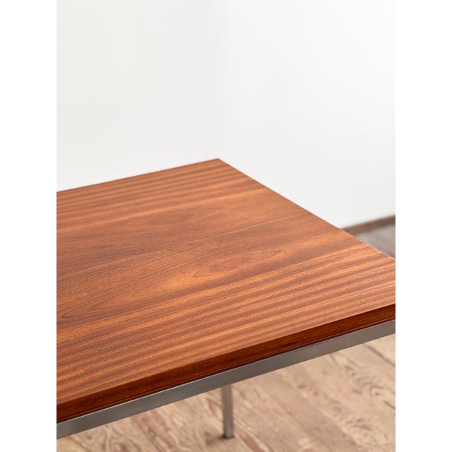 Mid-Century Dining Table in Teak and Chrome by Wilhelm Renz For Sale - Image 9 of 18