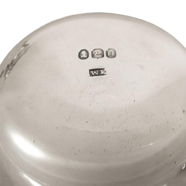 Antique Georgian Sterling Silver Coffee Pot Stand Joseph Angell Eley London 1824 For Sale - Image 17 of 18