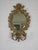 Early 20th Century Polished Brass Lion Head 3 Arm Candelabra With Mirror For Sale - Image 5 of 6