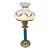 Mid 20th Century Glass Shade Lamp For Sale