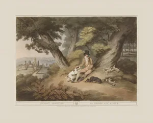 Rabbit Shooting- Giclee Print From British Field Sports