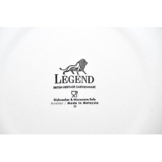 Mid-Century Modern Vintage Legend Green, Christmas Tree Salad Plates -Set of 4 For Sale - Image 3 of 3