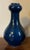 Antique 18th / 19th Century Chinese Monochrome Cobalt Blue Garlic Mouth Vase With Jiajing Mark For Sale - Image 9 of 12