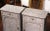 French Pair of 19th Century French Louis XVI Painted Confiturier Cabinets For Sale - Image 3 of 13