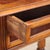 Antique Bedside Table in Beech and Walnut For Sale - Image 3 of 10