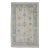 Blue & Brown Handwoven Turkish Oushak Rug 6' X 9'1" For Sale