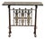 Antique Spanish Revival Entry Hall Table | Wrought Iron, Brass & Black Marble Console | Circa 1910 For Sale