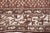 Persian Antique Persian Malayer Chocolate Brown, Sandy Beige Hand Knotted Wool Rug For Sale - Image 3 of 9