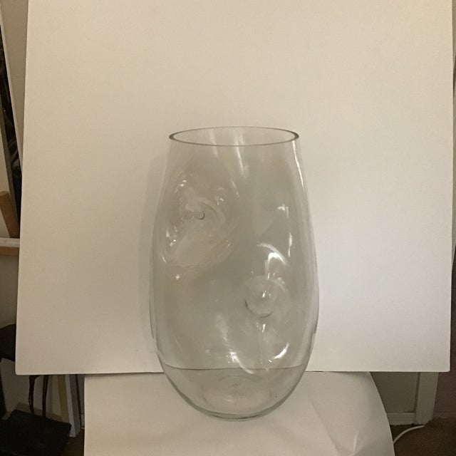 Vintage Amorphic Hand Blown Glass Floor Vase Chairish