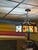 1970s Vintage Hexagonal Leaded Slag Glass Playing Card Poker 3-Light Pendant Chandelier For Sale - Image 4 of 5
