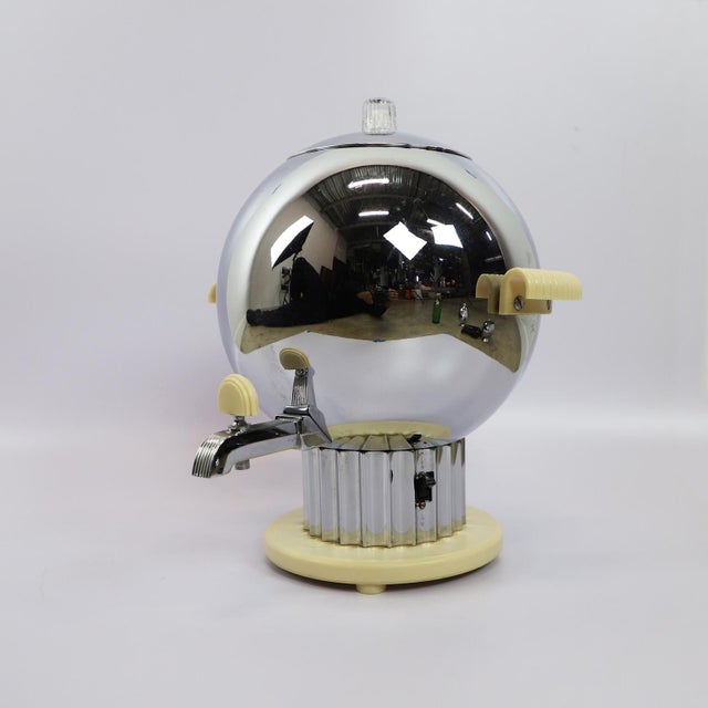 Italian Coffee Urn, "Coronet Pattern", Model No. 90121 For Sale - Image 3 of 17