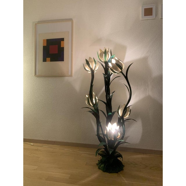 Vintage Floral Floor Lamp by Hans Kögl, 1960s For Sale - Image 18 of 18