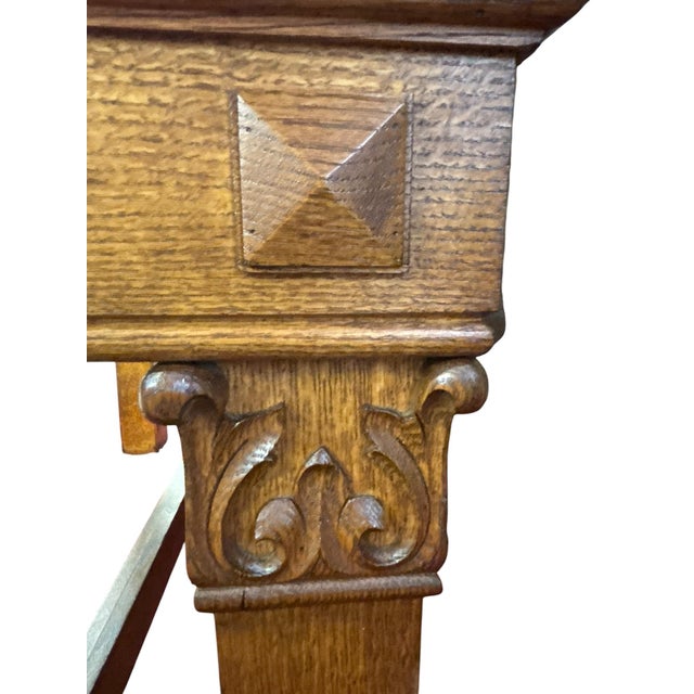 Early 20th Century Early 1900s Memorial Communion Table Presented to Rev. Samuel R McClain, Bethlehem Missionary Baptist Church For Sale - Image 5 of 8
