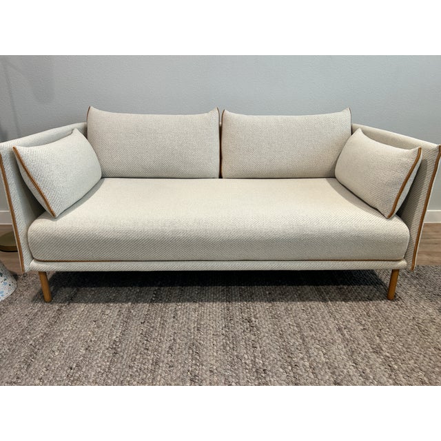 Mid-Century Modern Hay Silhouette 2-Seater Sofa by GamFratesi in Kvadrat Coda Fabric For Sale - Image 3 of 10