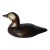 Vintage Hand Carved Wood Duck Decoy, Primitive, Signed For Sale