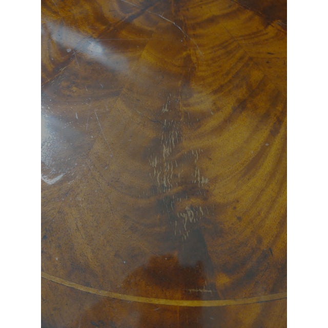 Jonathan Charles Buckingham Collection Mahogany 32" Round Pedestal Game Table For Sale - Image 11 of 12