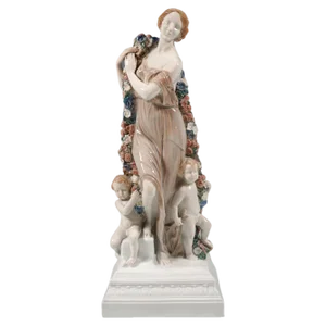 Large Porcelain Group Joy of Life attributed to J. Limburg Rosenthal Selb, Germany, 1923