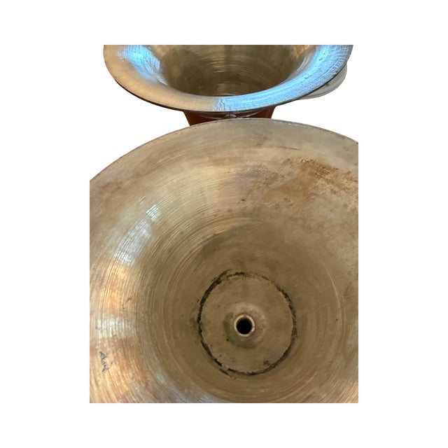 Monumental Silverplate Candlesticks Oversized Heavy Pair Classical Form For Sale - Image 13 of 13