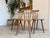 Three solid, rustic farmhouse armchairs, spindle chairs, circa 1820. Dimensions: Height x Width x Depth 85 x 47 x 35 x...
