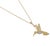 Asian Pure Spirit Hummingbird Gold Vermeil Necklace For Sale - Image 3 of 9
