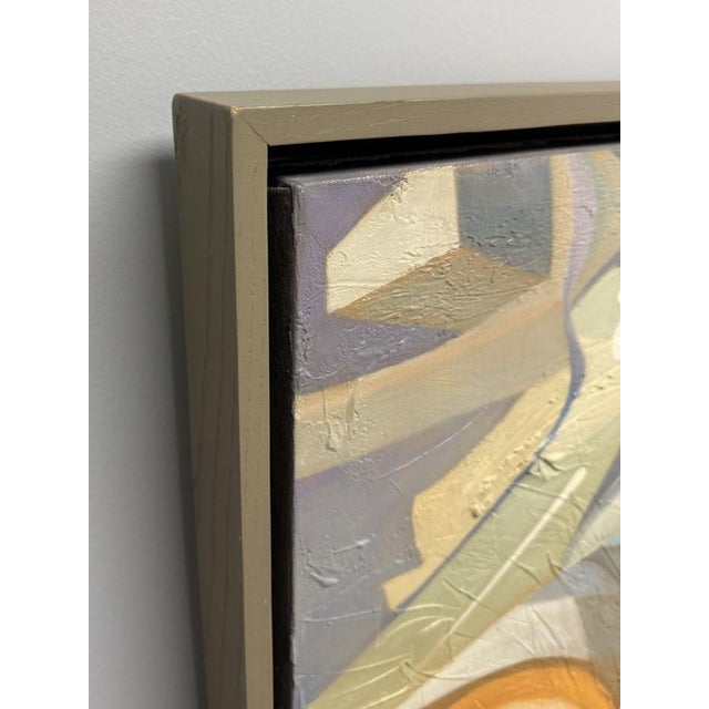 Original Modern Still Life of Oranges and Pottery by A. Breuer For Sale - Image 13 of 13
