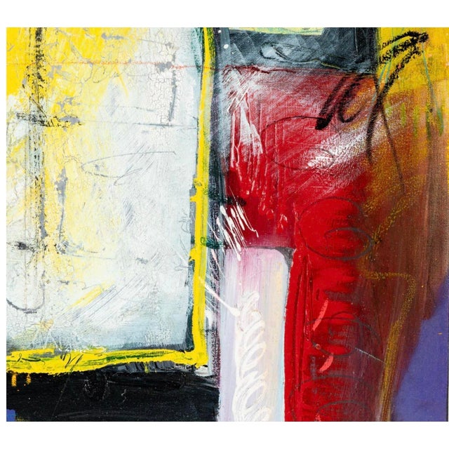 Expressionist Diptych Oil Painting by Paul Ecke - The House Party For Sale - Image 4 of 5