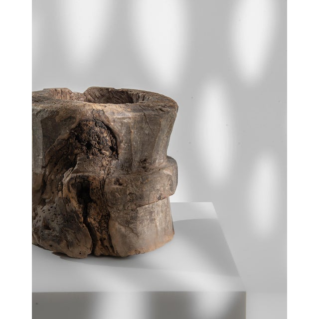 19th Century European Wooden Mortar For Sale - Image 16 of 18