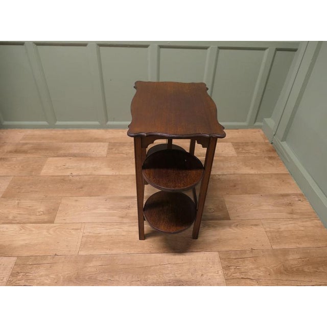 Early 20th Century Side Table with Double Cake Stand, 1900 For Sale - Image 5 of 8