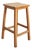 Vintage Wooden School Lab Stool For Sale