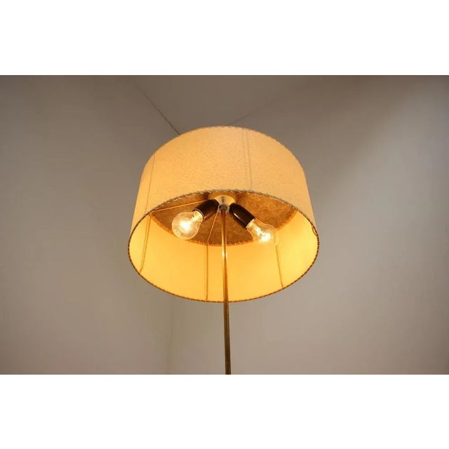 Yellow Mid-Century German Floor Lamp, 1970s For Sale - Image 8 of 9