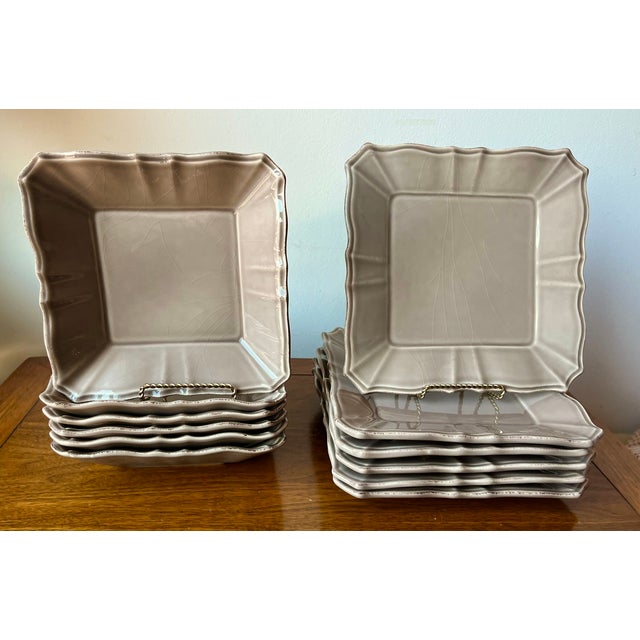 Daniel Cremieux 'Nouveau Empire'- Plates & Bowls-Set 12-Portugal For Sale In New York - Image 6 of 9