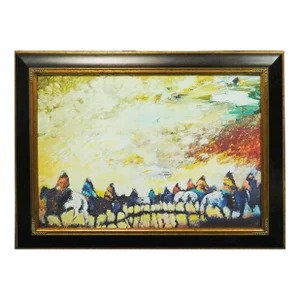 Earl Biss Reflections Under a Summer Sky #6 Giclee on Canvas with Custom Frame