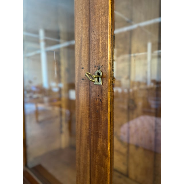 Display Cabinet inn Glass and Wood For Sale - Image 3 of 6