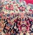 Raspberry Pink Antique Persian Laver Kerman Rug, 4' X 7'2" For Sale - Image 8 of 11