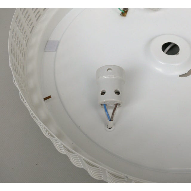 Vintage German Ceiling Light in Frosted Glass, 1960s For Sale - Image 16 of 18