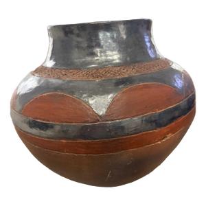 19th Century Tribal Zimbabwe Handmade Clay Pitcher