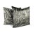 From Holly Hunt's Great Plains Collection is Marbled in the colorway Onyx pillow cover. This pillow is printed on white...