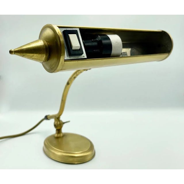 Metal Brass Piano Lamp from Pfäffle Glow, 1960s For Sale - Image 7 of 9