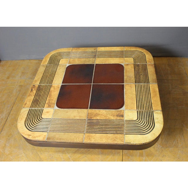 Mambo Model Coffee Table by Roger Capron, 1974 For Sale - Image 6 of 15