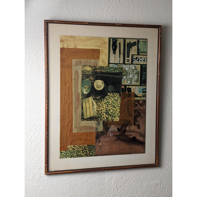 Attributed to Norma Spitzbart | Mid-Century Modern Mixed-Media Collage | Nyu & American University Provenance | C. 1965–1968 For Sale - Image 15 of 17