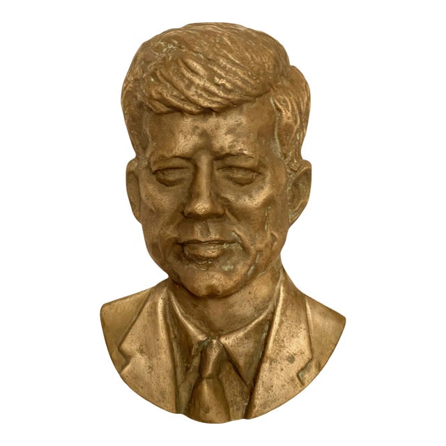 1960s President John Kennedy Bronze Bust For Sale